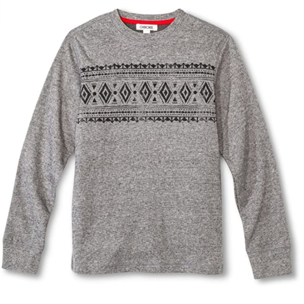 Cherokee Boys Lightweight Long Sleeve Shirt